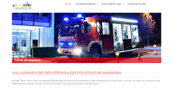Desktop Screenshot of feuerwehr-wimsheim.de